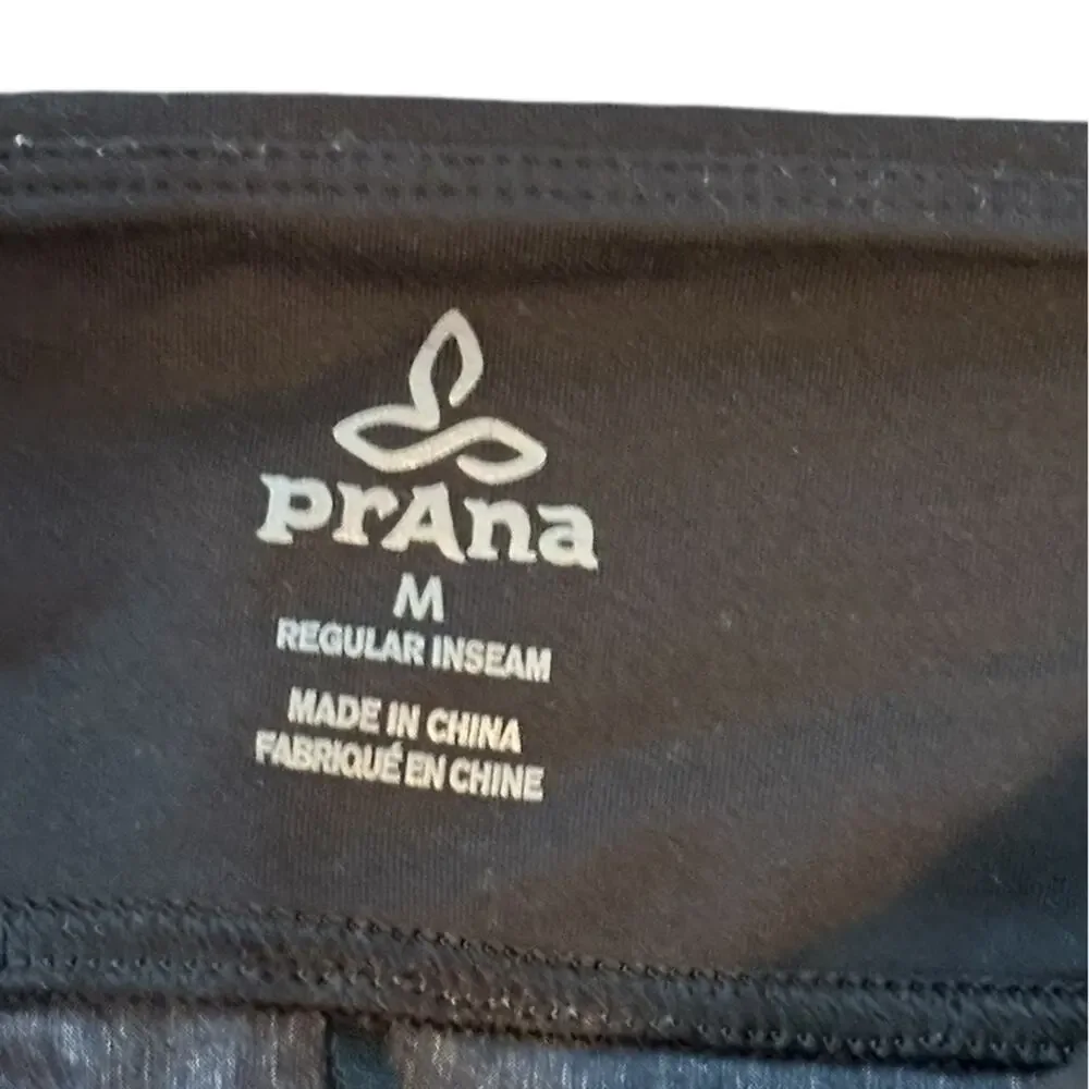 Prana Women’s Medium Charcoal/ blue Jean color long pants - Picture 6 of 7